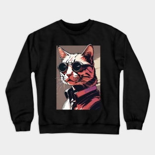 Mafia cat Crewneck Sweatshirt